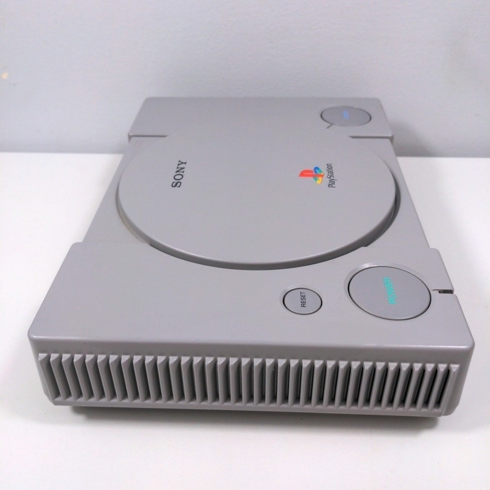 Sony PlayStation PS1 Console Bundle SCPH-5501 NTSC Gray VTG OEM Controller NYKO - Picture 11 of 13